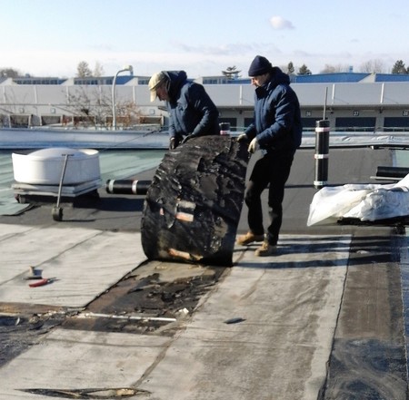 Oprava střechy skladu Emporium Ruzyně